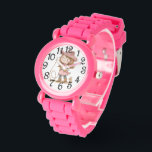 Pink Cowgirl  Armbanduhr<br><div class="desc">A Cute Pink Cowgirl e watch for a Little Girl to Wear</div>
