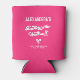 Pink Cowgirl Bachelorette Dosenkühler