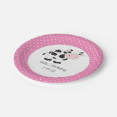 Pink Cowgirl Birthday Paper Teller (Schrägansicht)