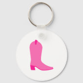 Pink Cowgirl Boot Schlüsselanhänger (Vorderseite)