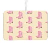Pink Cowgirl Cowboy Boots Country Texas Ranch Autolufterfrischer (Rückseite)