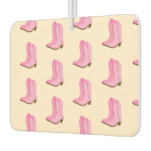 Pink Cowgirl Cowboy Boots Country Texas Ranch Autolufterfrischer (Links)