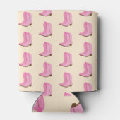 Pink Cowgirl Cowboy Boots Country Texas Ranch Dosenkühler (Rückseite)