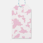 Pink Cowgirl-Geschenk-Tag Geschenkanhänger (Rückseite)