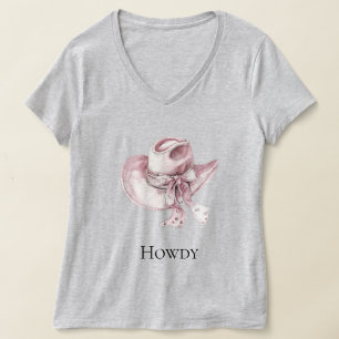 Pink Cowgirl Hat T-Shirt