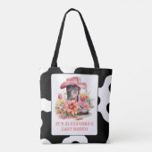 Pink Cowgirl Nashville Let's Go Girls Bachelorette Tasche (Rückseite)
