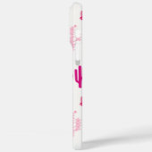 Pink Cowgirl Pattern Case-Mate iPhone Hülle (Rückseite / Links)