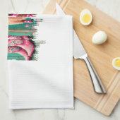 Pink Cowgirl Valentine Png, Heart Png Geschirrtuch (Viertel Falte)