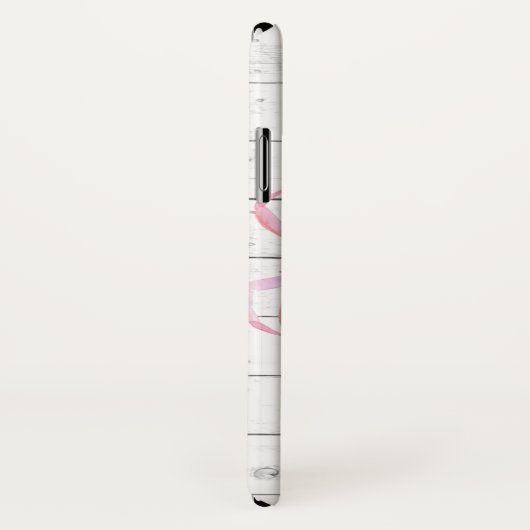 Pink Crab Beach Holzdesign Case-Mate iPhone Hülle (Hinten/Rechts)