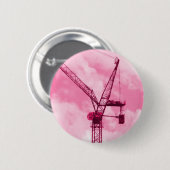 Pink Crane Button (Vorne & Hinten)