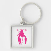 Pink Crawfish Schlüsselanhänger (Vorne)
