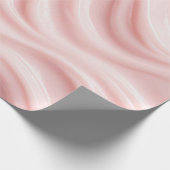 Pink Cream Abstract Design Geschenkpapier (Ecke)