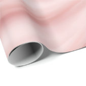 Pink Cream Abstract Design Geschenkpapier (Rolleneckpunkt)