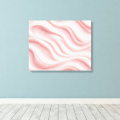 Pink Cream Abstract Design Leinwanddruck (Insitu (Holzboden))