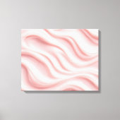 Pink Cream Abstract Design Leinwanddruck (Vorderseite)