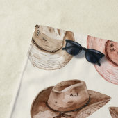 Pink Cream Cowgirl Hats Strandtuch (Beispiel)