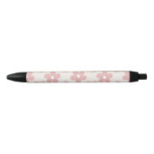 Pink Cream Daisy Blume Retro Muster Kugelschreiber (Vorderseite)