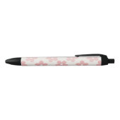 Pink Cream Daisy Blume Retro Muster Kugelschreiber (Oberseite)