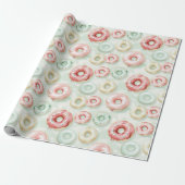 Pink Cream Donuts Birthday Geschenkpapier (Ungerollt)