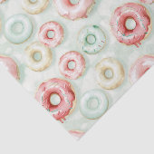 Pink Cream Donuts Geburtstag Seidenpapier (Ausschnitt)