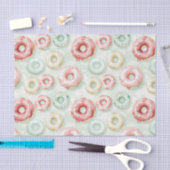 Pink Cream Donuts Geburtstag Seidenpapier (Handwerk)
