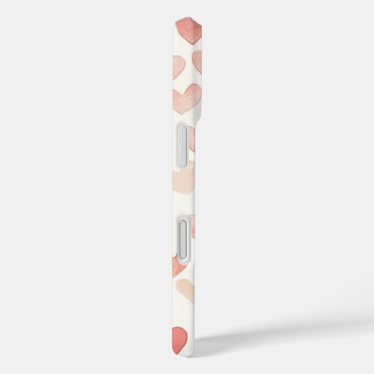 Pink Cream Hearts Case-Mate iPhone Hülle (Rückseite / Rechts)