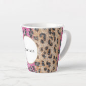 Pink Cream Leopard Milchtasse (Rechte Ecke)