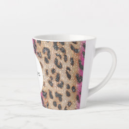 Pink Cream Leopard Milchtasse