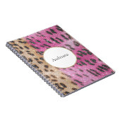 Pink Cream Leopard Notizblock (Rechte Seite)