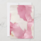 Pink Cream Südwest Cowgirl Cowhide 16. Geburtstag Einladung (Rückseite)