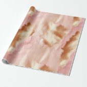 Pink Cream Tan Southwest Cowgirl Cowhide Geschenkpapier (Ungerollt)
