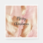 Pink Cream Tan Southwest Cowgirl Cowhide Serviette (Vorderseite)