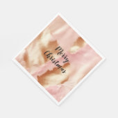 Pink Cream Tan Southwest Cowgirl Cowhide Serviette (Ecke)