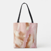 Pink Cream Tan Southwest Cowgirl Cowhide Tasche (Rückseite)