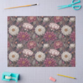 Pink & Cream Vintage Flower Garden Decoupage Seidenpapier (Basteln)