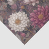 Pink & Cream Vintage Flower Garden Decoupage Seidenpapier (Detail)