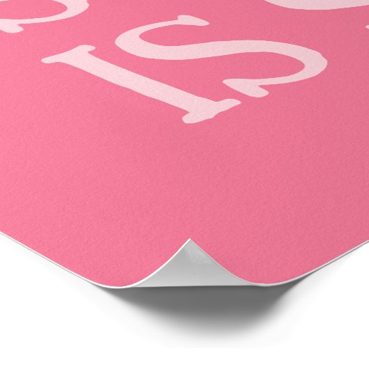 Pink Creative Tools Illustration Self Care Poster (Ecke)