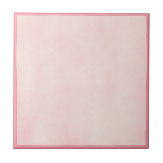 Pink & Creme Fliese (Vorderseite)
