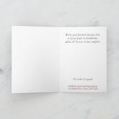 Pink & Creme Vielen Dank Karten (Innenseite)