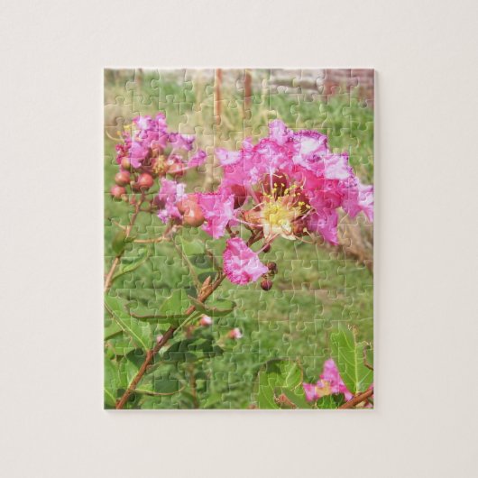 Pink Crepe Myrtle Puzzle (Vertikal)