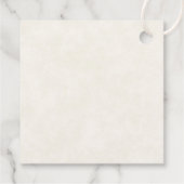 Pink Crescent Moon mit Hübschen Blume Danke Geschenkanhänger (Rückseite)