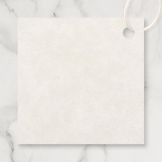 Pink Crescent Moon mit Hübschen Blume Danke Geschenkanhänger (Rückseite)