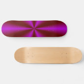 Pink Crimson Red Rainbow Skateboard (Horizontal)