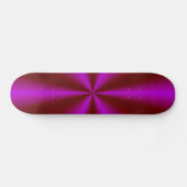 Pink Crimson Red Rainbow Skateboard (Horizontal)