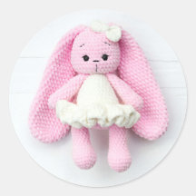 Pink Crochet Bunny - Niedliches Kunsthandwerk