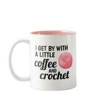 Pink Crochet und Kaffeegarne