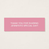 Pink Cross Heilige Kommune Gefallen Tag (Rückseite)