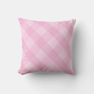 Pink Cross Streifen Kissen