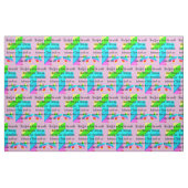 PINK CROSS UND BUTTERFLY JOHN 3:16 FABRIC STOFF (Fat Quarter (45,7 x 55,9 cm))