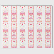 Pink Crown Birthday Einladung | Zazzlemade Magie